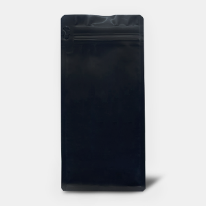 (무광) 지퍼파우치탭형 PET 흑색 봉투(200g) (10cmx21cm+7cm, 0.14T) 100매